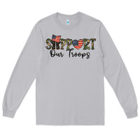 Moon Dust support our troops Long Sleeve Tee - CowhideDigitalArt
