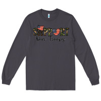 Smoke support our troops Long Sleeve Tee - CowhideDigitalArt