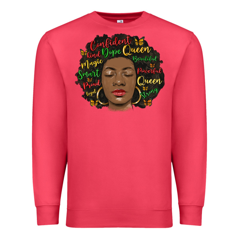 Afro Diva Premium Sweatshirt by MaliasSmallBusiness | Teevron