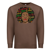 Chestnut afro diva Premium Sweatshirt - MaliasSmallBusiness