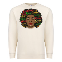 Sandshell afro diva Premium Sweatshirt - MaliasSmallBusiness