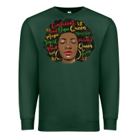 Sports Green afro diva Premium Sweatshirt - MaliasSmallBusiness