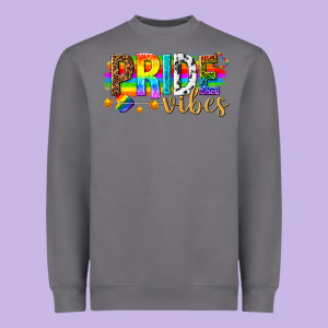 Pride Vibes Heavyweight Sweatshirt Designed By Texasbilliewilder
