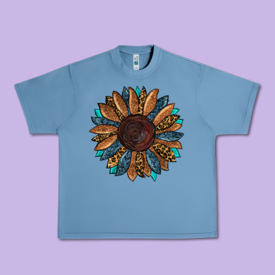 Fall Tooled Lather Leopard Urban Heavy Tee Designed By Ranaportraitstore