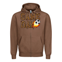 Chestnut game day soccer Zipper Hoodie - JahusDesignShop