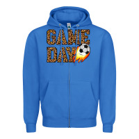 True Royal game day soccer Zipper Hoodie - JahusDesignShop