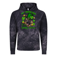 Cloud Black st.patrick's day my shepherd is my lucky charm Vintage Hoodie - RanaPortraitStore