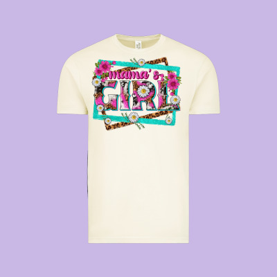 Mamas Girl Vintage Tee Designed By Texasbilliewilder