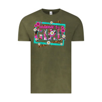Vintage Olive mamas girl Vintage Tee - texasbilliewilder