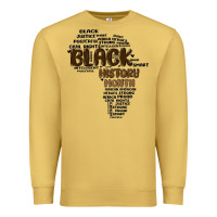 Antique Gold black history month Premium Sweatshirt - MaliasSmallBusiness