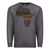 Charcoal Heather black history month Premium Sweatshirt - MaliasSmallBusiness