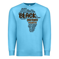 Ocean Blue black history month Premium Sweatshirt - MaliasSmallBusiness