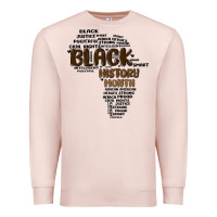 Pale Pink black history month Premium Sweatshirt - MaliasSmallBusiness