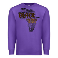 Purple black history month Premium Sweatshirt - MaliasSmallBusiness