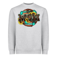 Heather Grey western mom Heavyweight Sweatshirt - Zillion Design Studio
