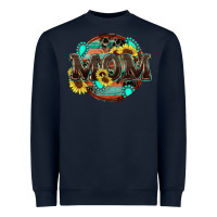 Navy western mom Heavyweight Sweatshirt - Zillion Design Studio