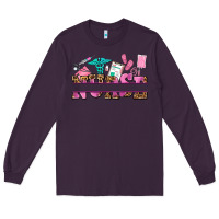 Plum nurse custom name Long Sleeve Tee - AdoDesignShop