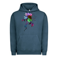 Pigment Midnight Navy Be Kind Autism Awareness Urban Hoodie - Bettercallsaul