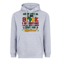 Heather Grey black history month malia Heavyweight Hoodie - MaliasSmallBusiness