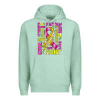 Seafoam breast cancer softball ribbon love cure fight bbs Premium Hoodie - BundleAndBundleShop