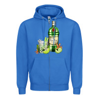 True Royal gin tonic bottle and cocktail Zipper Hoodie - AdoDesignShop