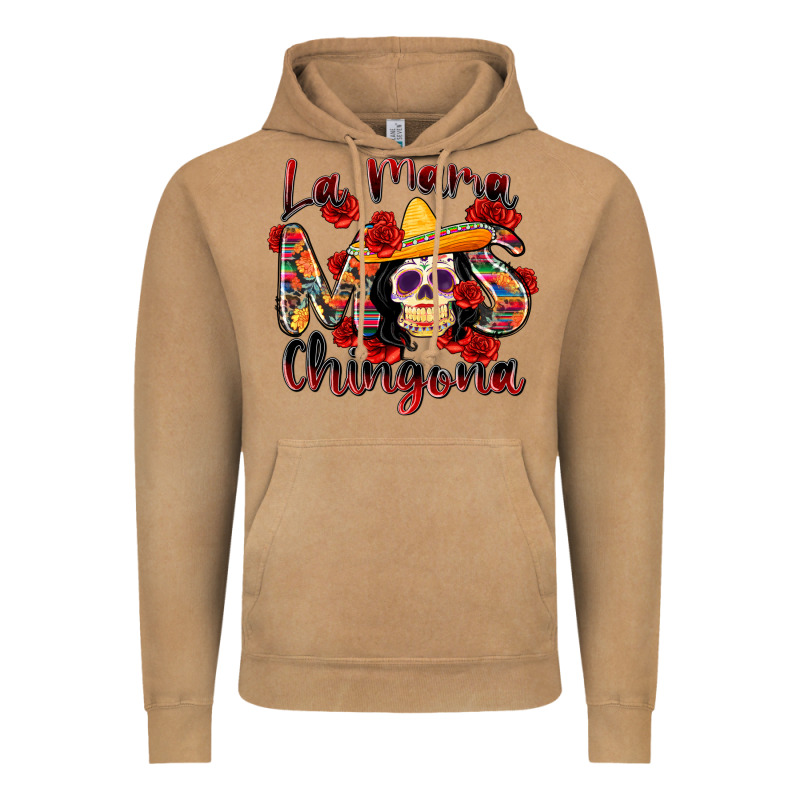 La Mama Mas Chingona Vintage Hoodie by Zillion Design Studio | Teevron