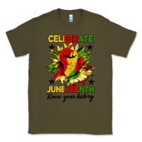Army Green celebrate juneteenth know your history Classic Tee - HRA Design Shop