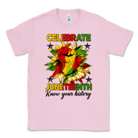 Bubblegum Pink celebrate juneteenth know your history Classic Tee - HRA Design Shop