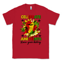 Red celebrate juneteenth know your history Classic Tee - HRA Design Shop