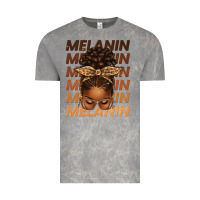 Cloud Rock melanin afro messy bun Vintage Tee - texasbilliewilder