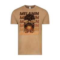 Vintage Camel melanin afro messy bun Vintage Tee - texasbilliewilder