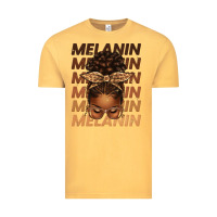 Vintage Mustard melanin afro messy bun Vintage Tee - texasbilliewilder