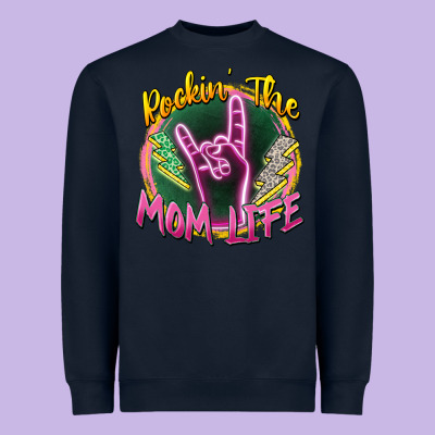 Heavyweight Sweatshirt rockin' the mom life