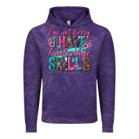 Cloud Purple im not bossy i have leadership skills Vintage Hoodie - texasbilliewilder