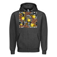 Charcoal Heather lacrosse Zipper Hoodie - JahusDesignShop
