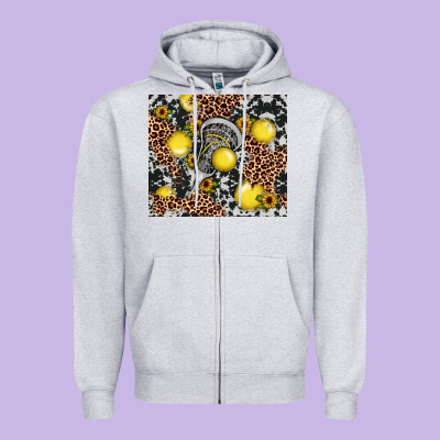 Lacrosse Zipper Hoodie Designed By Jahusdesignshop