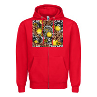 Red lacrosse Zipper Hoodie - JahusDesignShop