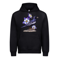 Black Colorado Lark Mountain Bunting Bird Urban Hoodie - Bettercallsaul