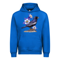 Cobalt Colorado Lark Mountain Bunting Bird Urban Hoodie - Bettercallsaul