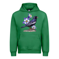 Emerald Colorado Lark Mountain Bunting Bird Urban Hoodie - Bettercallsaul
