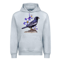Heather Grey Colorado Lark Mountain Bunting Bird Urban Hoodie - Bettercallsaul