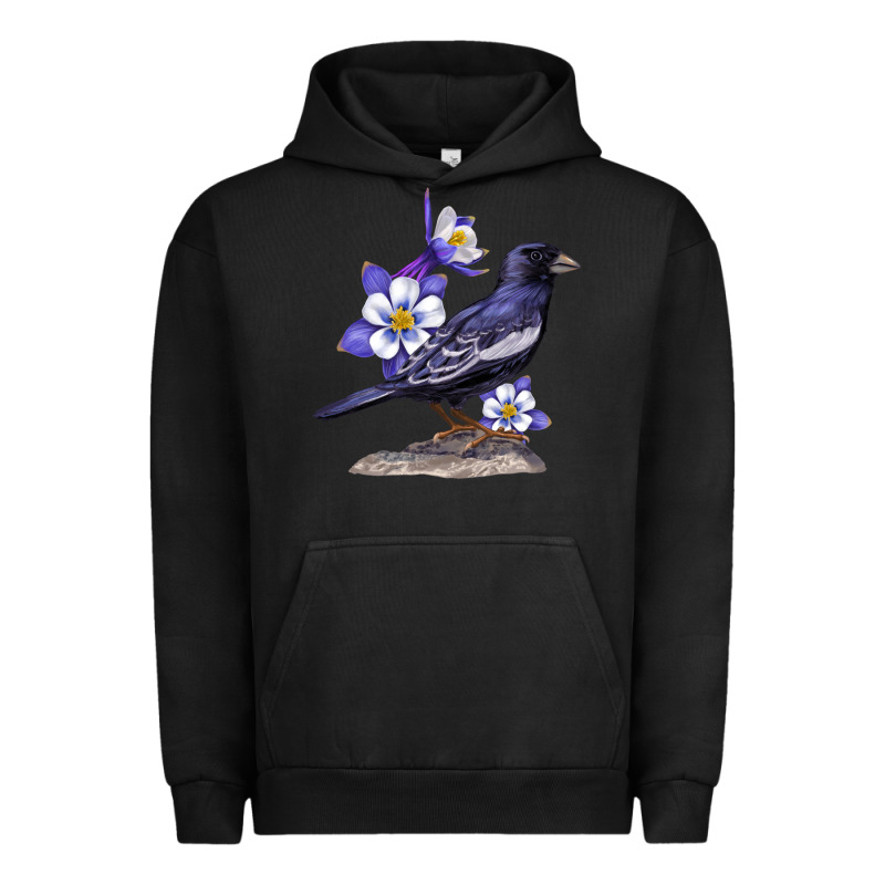 Colorado Lark Mountain Bunting Bird Urban Hoodie by Bettercallsaul | Teevron
