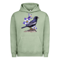 Pigment Oil Green Colorado Lark Mountain Bunting Bird Urban Hoodie - Bettercallsaul