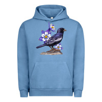Pigment Pebble Blue Colorado Lark Mountain Bunting Bird Urban Hoodie - Bettercallsaul
