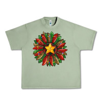 Oil Green christmas sunflower Urban Heavy Tee - RanaPortraitStore