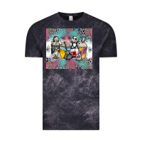 Cloud Black cartoon characters coffee cups Vintage Tee - Zillion Design Studio