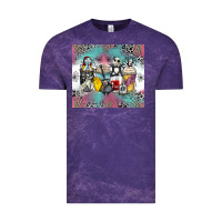 Cloud Purple cartoon characters coffee cups Vintage Tee - Zillion Design Studio