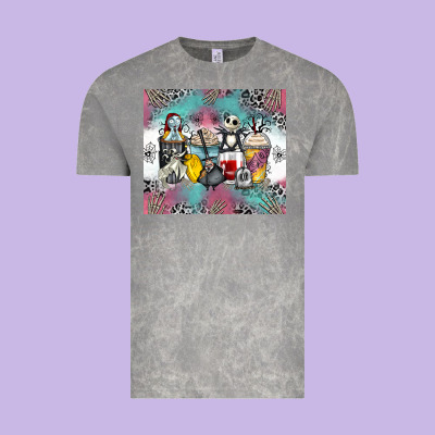 Cartoon Characters Coffee Cups Vintage Tee Designed By Zillion Design Studio