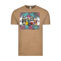Vintage Coffee cartoon characters coffee cups Vintage Tee - Zillion Design Studio