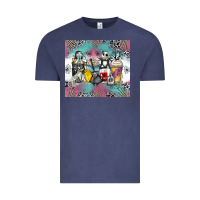 Vintage Denim cartoon characters coffee cups Vintage Tee - Zillion Design Studio